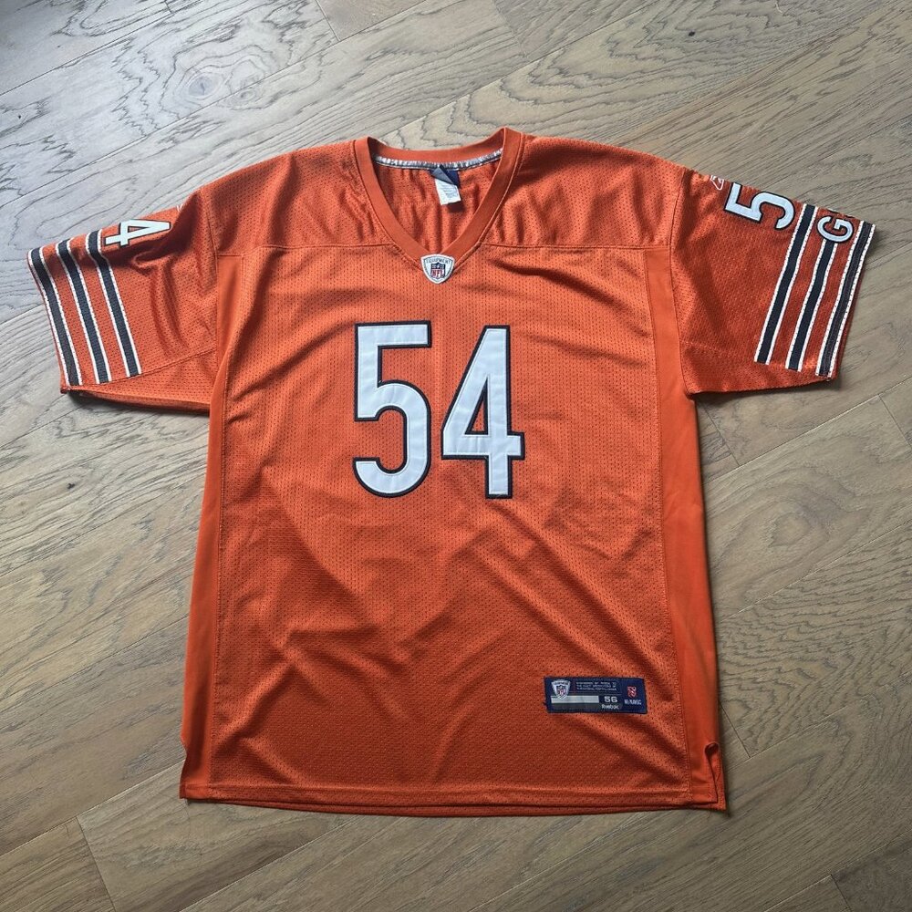 Brian Urlacher Reebok Jersey- #54 Chicago Bears sz.56 (3XL)
